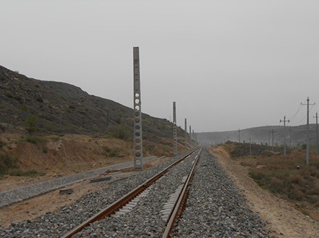 橫腹桿式混凝土接觸網(wǎng)支柱