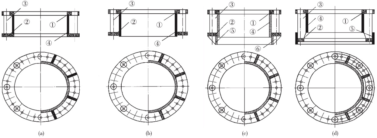 幾種常用預(yù)應(yīng)力電桿法蘭聯(lián)結(jié)形式