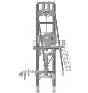立式徑向擠壓制管機結(jié)構(gòu)示意圖